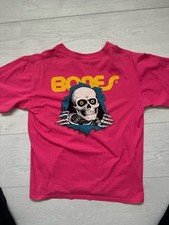 Powell Peralta Bones Ripper Shirt Skateboarding 80s Tony Hawk Santa Cruz