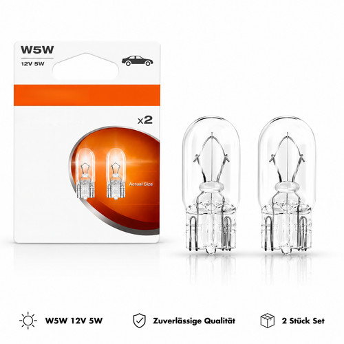 W5w 12v autolampen - 2er, set