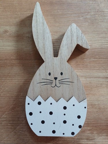 Osterhase holz figur ostern - figur,