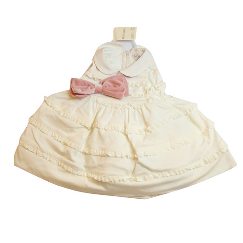 Monnalisa mädchen kleid creme - mädchen,