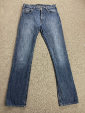 ARMANI JEANS Herren Jeans Hose Gr. W32 L34 blau #1044
