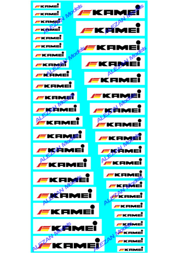 Alezan models decals kamei - alezan,