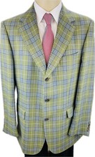 Ermenegildo Zegna Leinensakko 50 Herren Sakko Jackett Jacke Anzug Jagd Tweed