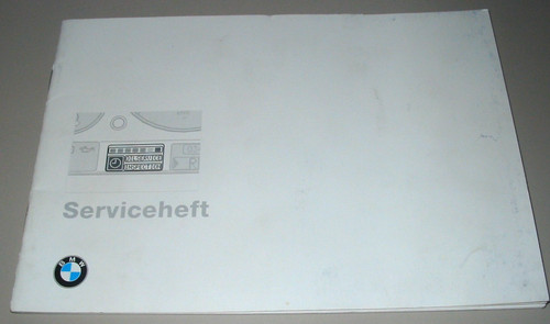 Wartungsheft bmw e36 - wartungsheft,