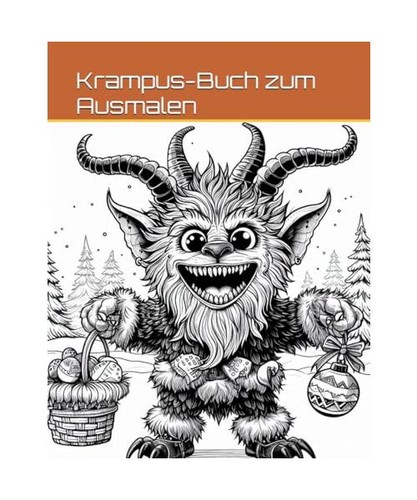 Krampus perchten malbuch - krampus,