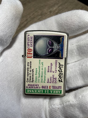 Zippo 2012 ufo captain - ufo, captain‘s