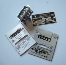 DDR Drehstromzähler Zahlenrolle Zahnrädchen Abdeckg DDR UNGARN SIEMENS Steampunk