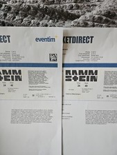 2x Tickets / RAMMSTEIN / 11.05.2024 / PRAG - Eröffnungskonzert! ENDE AM 29.04.24