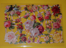 1x Poesiebilder Oblaten Rosen