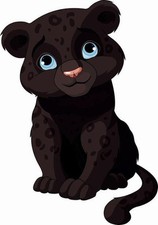 Aufkleber Junger Panther