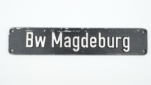 Metall lokschild schild bw - lokschild,