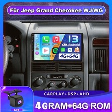 4+64G Für Jeep Grand Cherokee WJ/WG Autoradio Android 13 GPS Navi DSP CarPlay