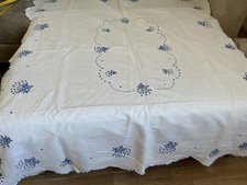 Antike Tischdecke Leinen