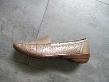 Bequemschuhe Sneaker von Rieker Antistress Gr. 39 beige Mokassin Halbschuh Pumps