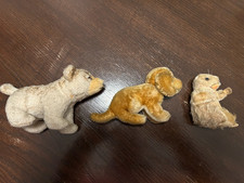 3 x Steiff, Hunde /