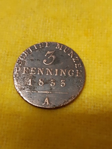 Pfennig 1833 preussen - 3,