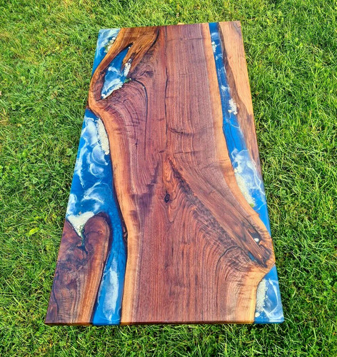 Epoxid river tischplatte - epoxid,