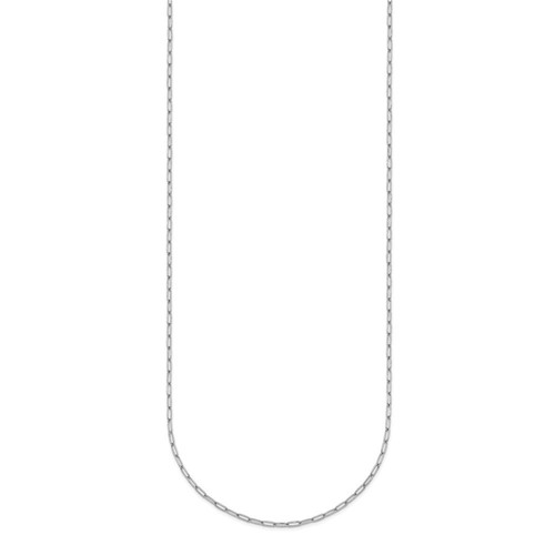 Platin massiv mm ovale - 1,4,
