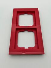 Busch-Jaeger 1722-287 Axcent 2-fach Rahmen f Schalter Steckdose rot