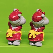 Variante! 2x Ü-Ei Klara Klatschmaul (Versch. Kittelfarben+Augengrößen), D 1994