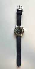 VW, Volkswagen, Herren Uhr, Armbanduhr, Blau, Edelstahl