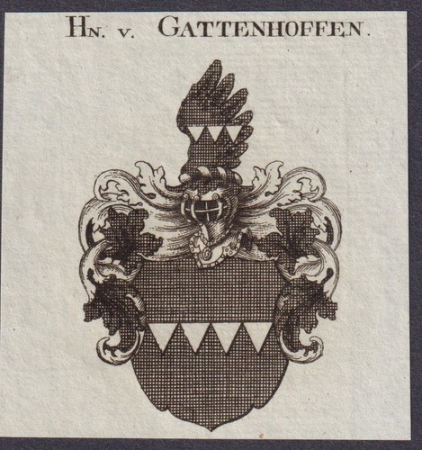 Gattenhoffen wappen coat - wappen,