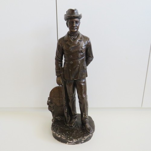 Antike jäger keramik figur - keramik,