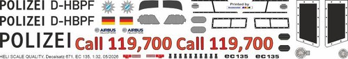 Decal 671 135 polizei - ec,