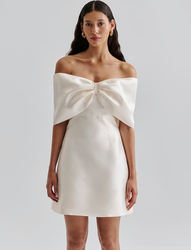 Malina lilia elfenbein satin - malina,