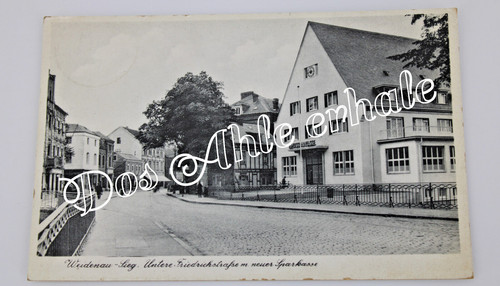 Antike postkarte weidenau - postkarte,