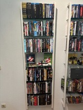 2x Cubic DVD Regal mit 7 Glasplatten weiß (ikarus design)