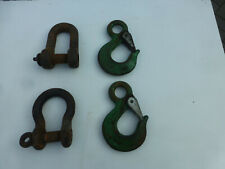 Schäkel Rundschäkel 2 Stück hochfest und 2 SIKA Kettenhaken TOP