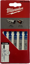 5 Milwaukee Stichsägeblätter