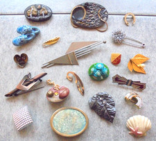 Konvolut 20 x Broschen Schmuck