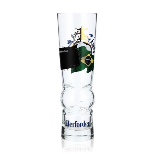 Herforder brauerei bier glas - herforder,