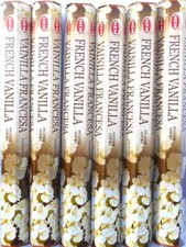 6 Pckg. á 20 Stück RÄUCHERSTÄBCHEN Marke HEM Französische Vanille French Vanilla