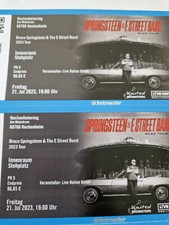Bruce Springsteen Hockenheim 21.07. 2 x Innenraumkarten