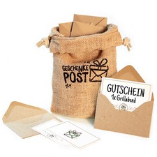Geschenkepost postsack mit - mit, 12