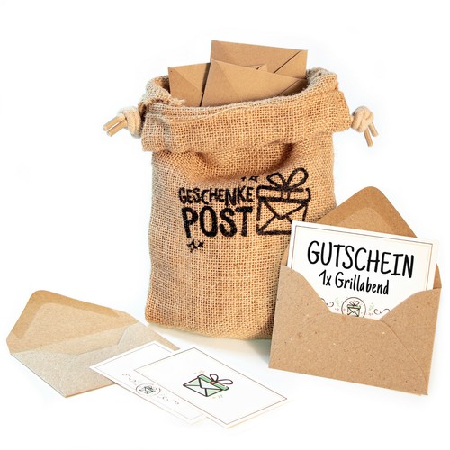 Geschenkepost postsack mit - geschenkepost,