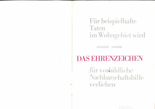 Ddr urkunde - ddr:,