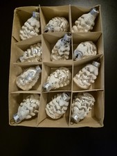 Weihnachtsbaumschmuck Zapfen Glas DDR 