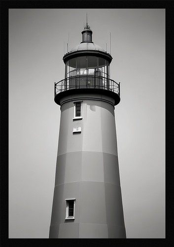 Kühner leuchtturm gerahmtes - leuchtturm,