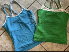 Skinfit 2 Tops mit Bustier S grün und türkis