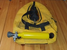 Taucherweste Tarierweste Seemann Sub mit Sauerstoffflasche gelb