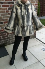 100% Original "Nerzmantel*Kohinoor*Mantel*Schwarz Weiß*Real Fur*Mink*Sehr edel