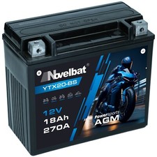 Agm motorradbatterie ytx20 - agm,