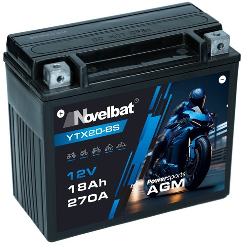 Agm motorradbatterie ytx20 - agm, ytx20-bs