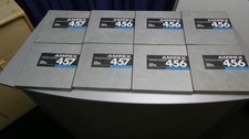 8x Ampex 18 cm Spule mit 456 und 457 Bandmaterial