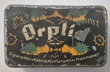 seltene Blechdose Orplid Extrafein Cigarettenfabrik Constantin Hannover 1920ér