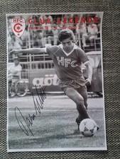 HFC Chemie Halle, Poster Club - Legende Dariusz Wosz mit Orginal Unterschrift 